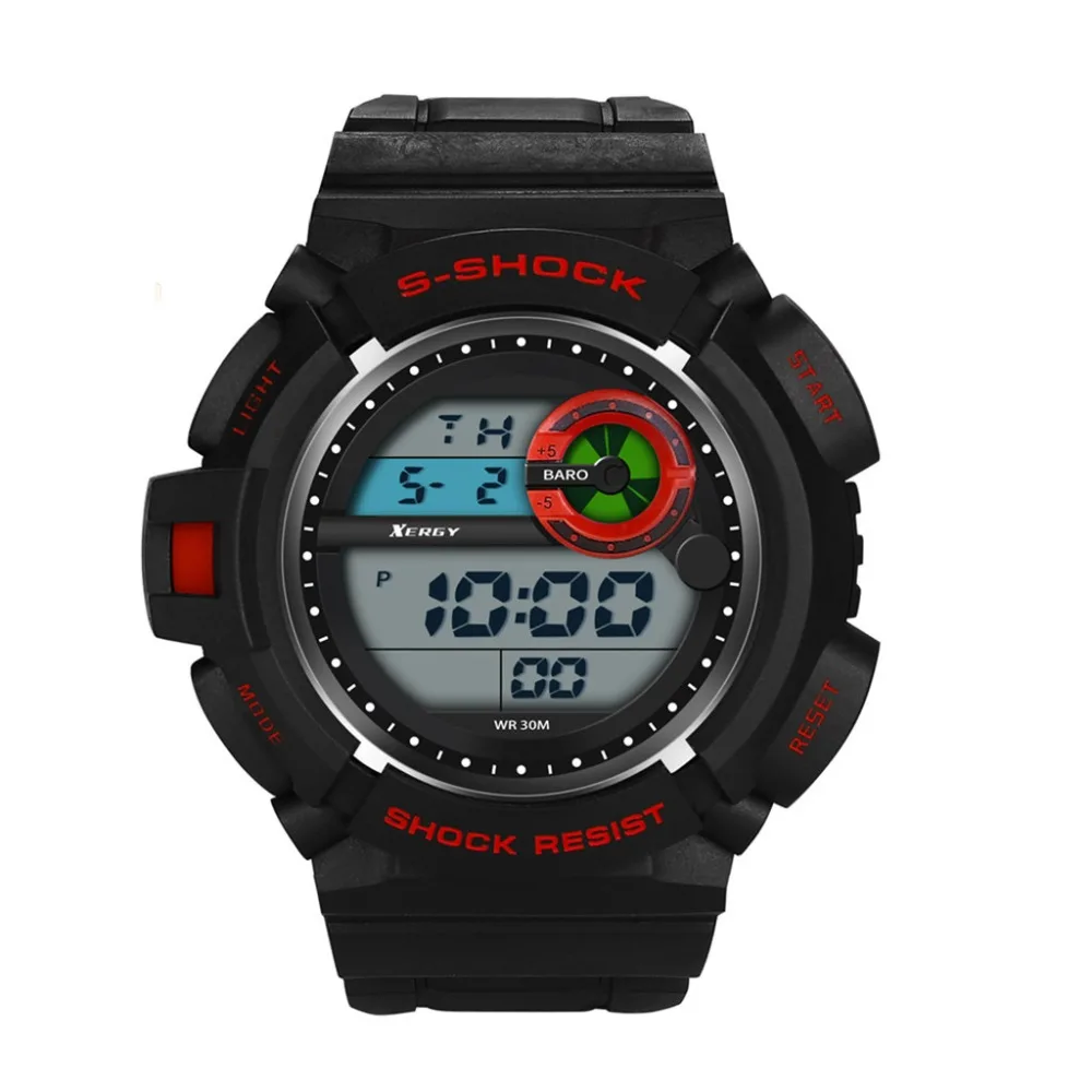 Электронные часы спортивные модные брендовые Для мужчин цифровой многофункциональный Водонепроницаемый Повседневное часы наручные часы подарок relogio masculino F4