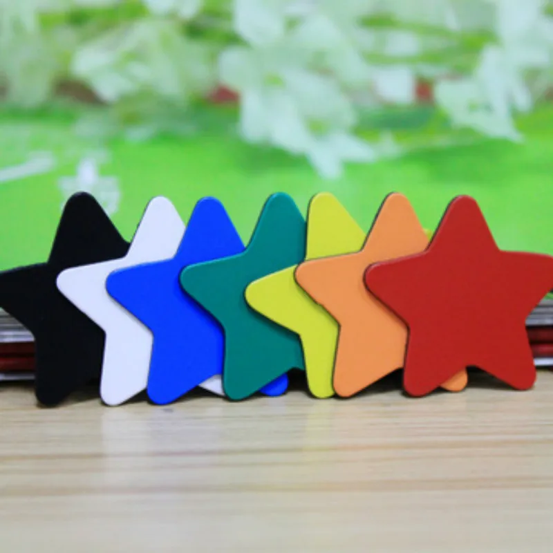 

BRIDAY 1/5/10pcs Children's Cute Cartoon Encourages Refrigerator Stickers with Magnetic Star Stickers Color Random@1