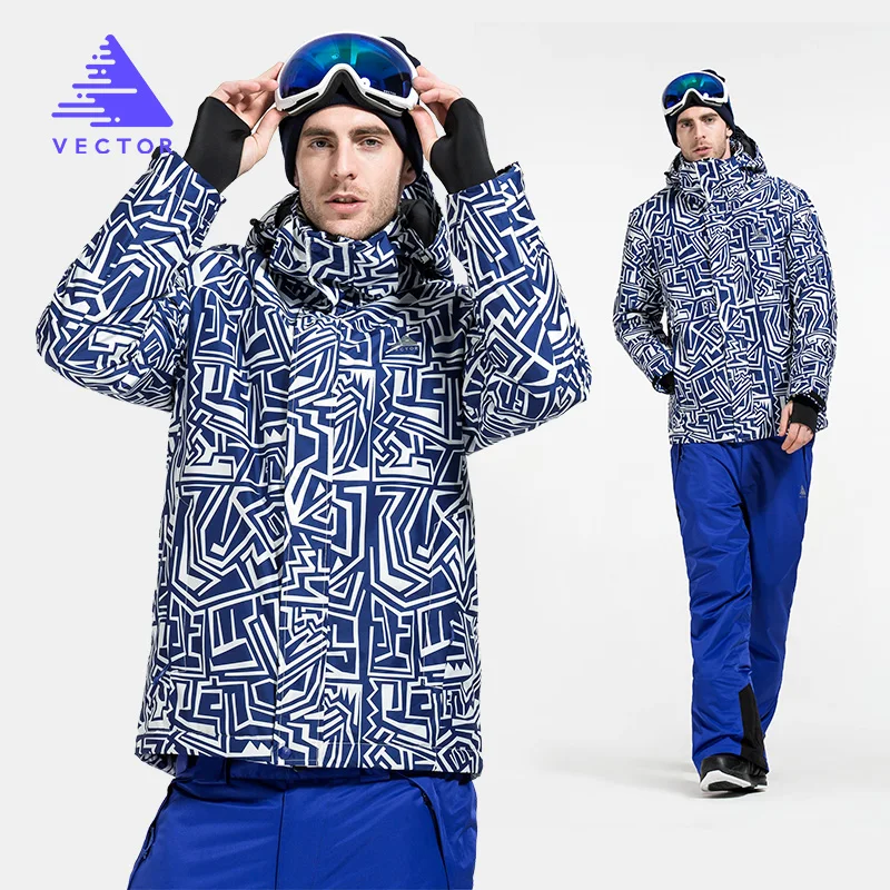 ناقلات ماركة بدلة تزلج الرجال الشتاء الدافئ يندبروف ماء الثلج الجليد التزلج سترة و السراويل مجموعة HXF70012