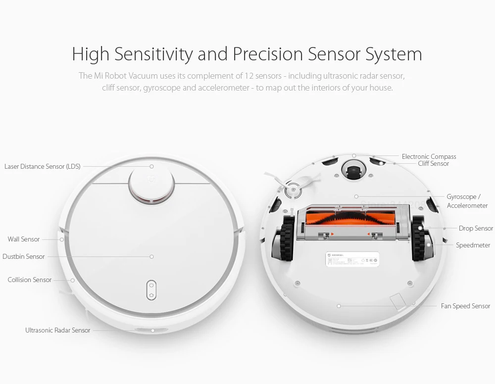 Xiaomi Mi робот-пылесос домашний автоматический подметание пыли стерилизация умный планируемый мобильный приложение управление Умный автоматический