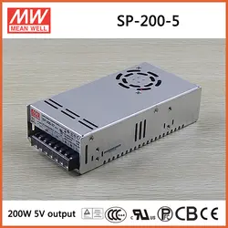 Meanwell SP-200-5 5 в 40 А meanwell SP-200 5 В 200 Вт Один выход с PFC Функция питания