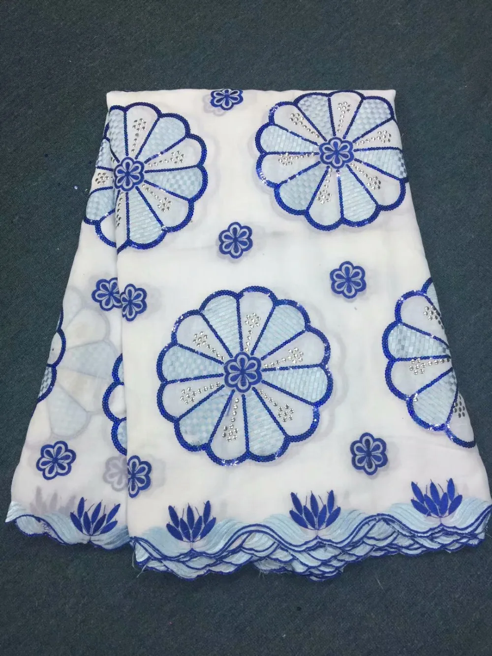 

2018 Hot Sale African Swiss Cotton Lace Fabric With Sequins High Quality Swiss Voile Lace In Switzerland