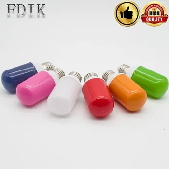 

LED Lamp E27 Colorful LED Bulb 220V 5W Energy Saving Light bulbs Home Decor Lighting Party Wedding Holiday Christmas lights 6pcs