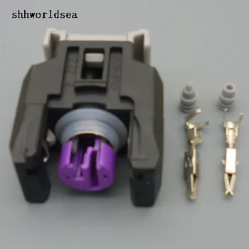 

shhworldsea 10 sets 2Pin Auto fuel spray nozzle/oil atomizer plug,Car diesel common rail injector plug for connector