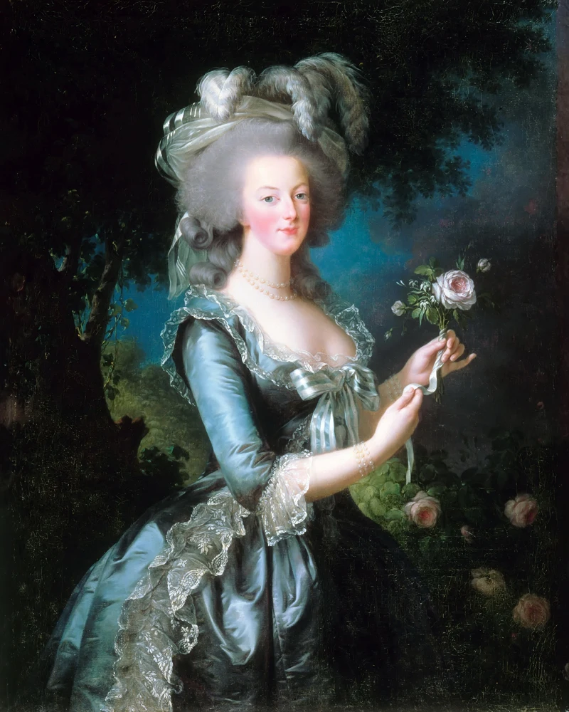 

Classical figurative painting canvas portrait art poster picture court painting Portrait of Marie Antoinette decorative art