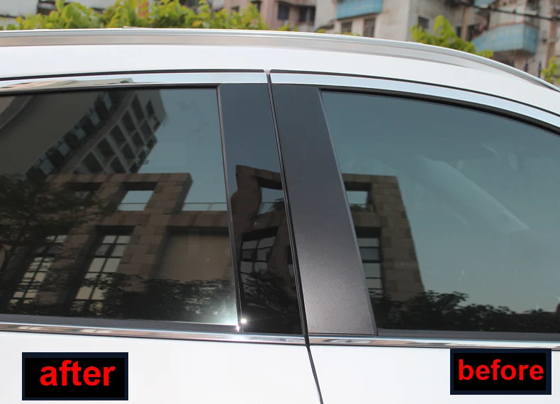 

10pcs for mazda cx-5 2012-2016 2017-2018 Window column Decoration trim Black mirror