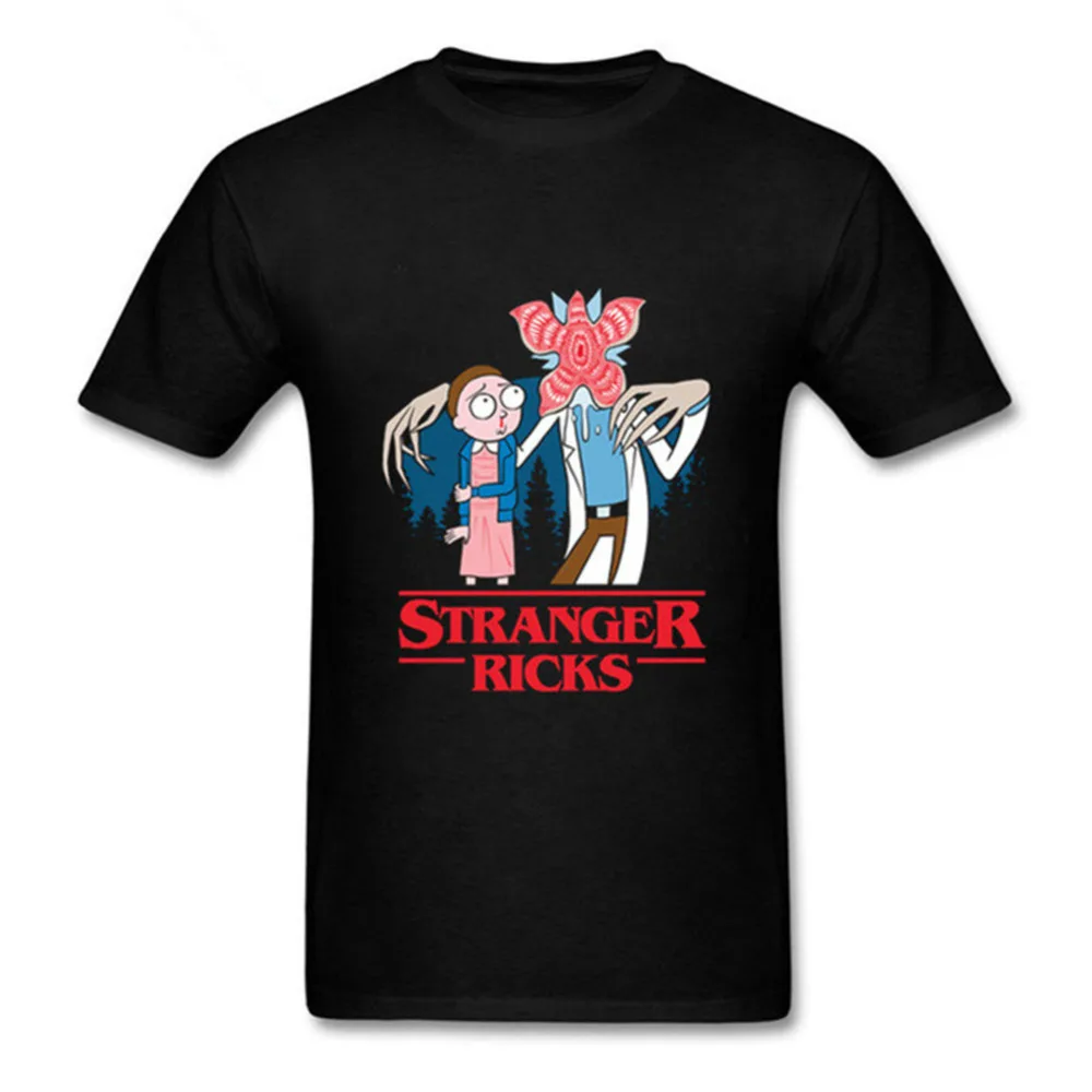 Ricka And Morty футболка странные вещи футболка Забавный обувь для мальчиков хип хоп Strange Rick футболки короткий рукав 100% хлопок для мужчи