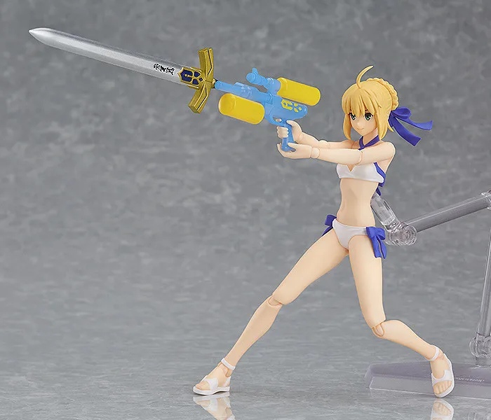 Fate/Grand Order Action Figure Saber Swimsuit Figma EX-041 PVC Figure Toy Anime Game Fate GO Saber Sexy Collectible Model Doll Fate/Grand Order Action Figure Saber Swimsuit Figma EX-041 PVC Figure Toy Anime Game Fate GO Saber Sexy Collectible Model Doll