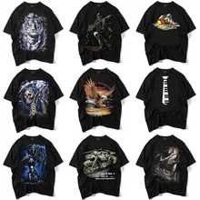 World War Two 3D Print T-Shirt Military Men Europe And US StreetWear T Shirt Pure Cotton Motorcycle T-Shirts O-Neck,UMA426