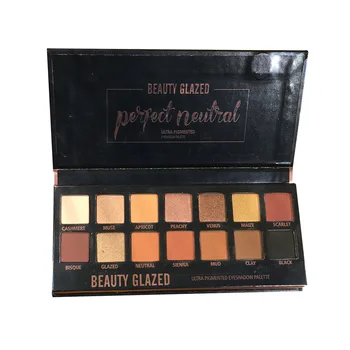 

14 Colors Pressed Glitter Makeup Eyeshadow Palette Waterproof Matte Nude Eye Shdow Powder Palette Shimmers Eyes Makeup Cosmetic