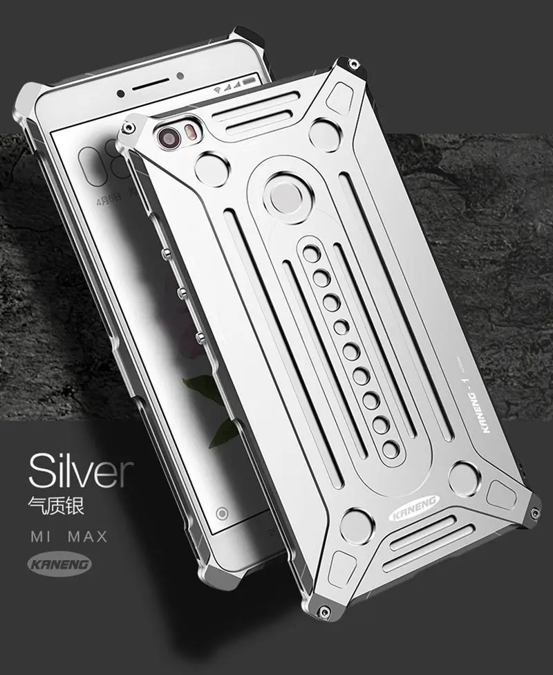 Luxury Aluminum Metal case for Xiaomi Mi Max Protective Back Cover For Xiaomi Mi Max phone shell