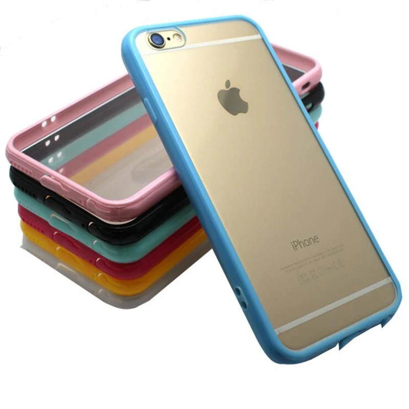 

Soft Acrylic Mobile Phone Cases For iPhone 6s 7 8 Plus Back Cover Ultra-thin Cases For iPhone X Anti-knock Case Telefone Caixa