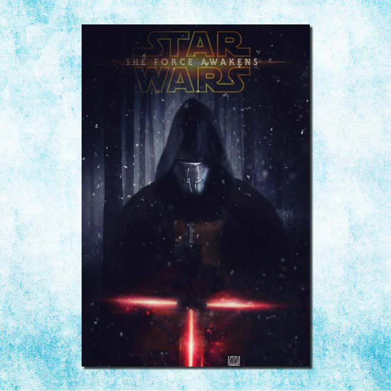 Star Wars eposide 1 до 7 Горячая кино искусство шелк Холст печати плакатов 13x20 24x36 дюймов настенные панно декор комнаты(больше)-38 - Цвет: click