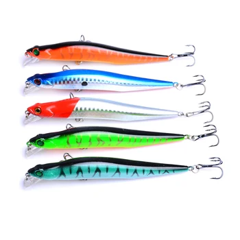 

100pcs 12cm 10g floating pesca Fishing Lure isca Artificial Minnow hard Bait carp Fishing Tackle 3D eyes pike swimbait Wholesale