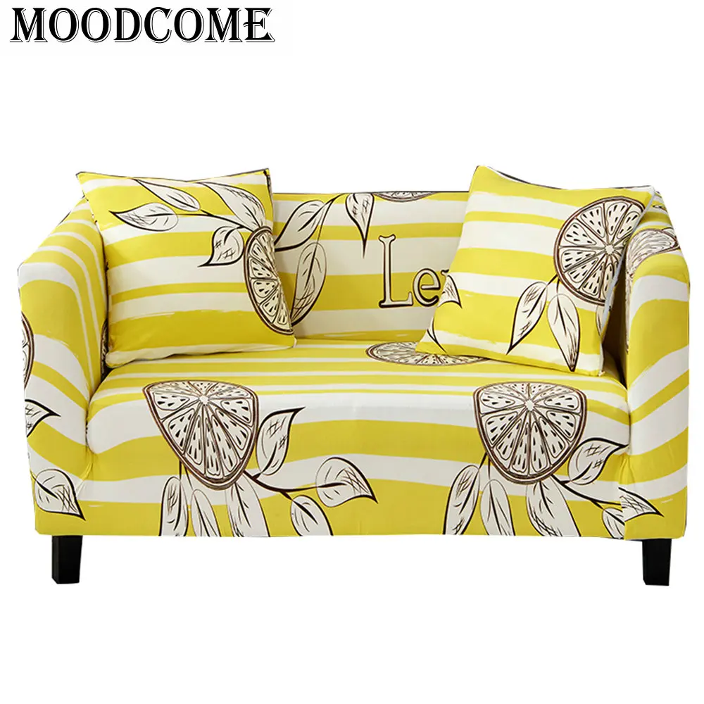 elastic sofa cover living room cover for couch drop shipping yellow