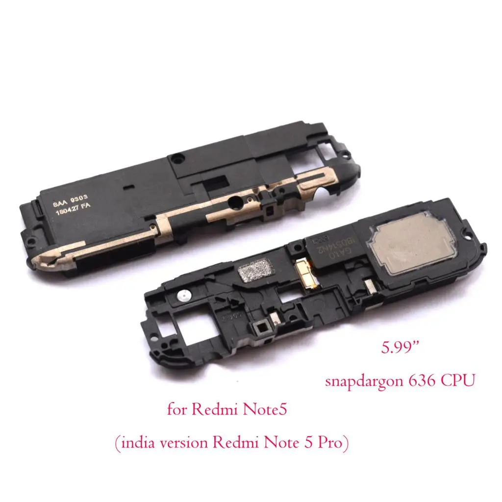 Оригинальный новый громкоговоритель Buzzer Ringer для Xiaomi Redmi 5 plus Note pro Dual AI redmi5 S2 Y2 6X Mi A2