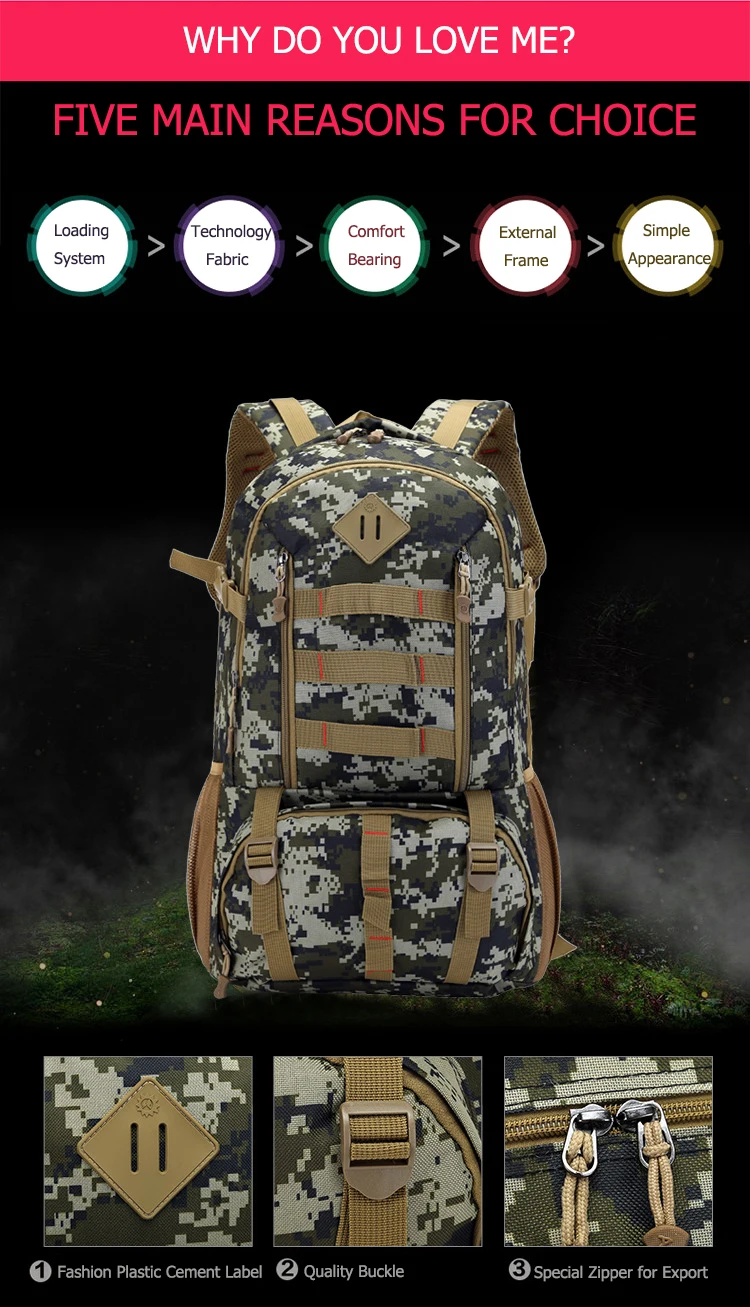 Открытый Тактический Рюкзак Molle Camo 50L военный армейский рюкзак Mochila водонепроницаемый походный охотничий рюкзак туристический рюкзак Спортивная Сумка