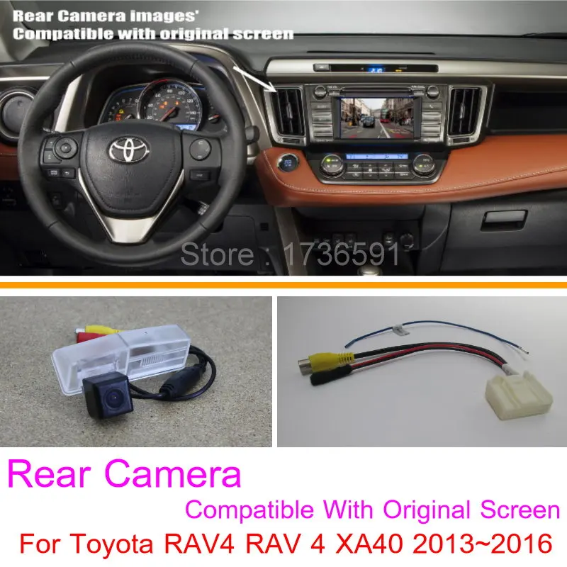 Lyudмила для Toyota RAV4 RAV 4 XA40 2013 ~ 2016 / RCA и оригинальный экран совместимый/комплекты