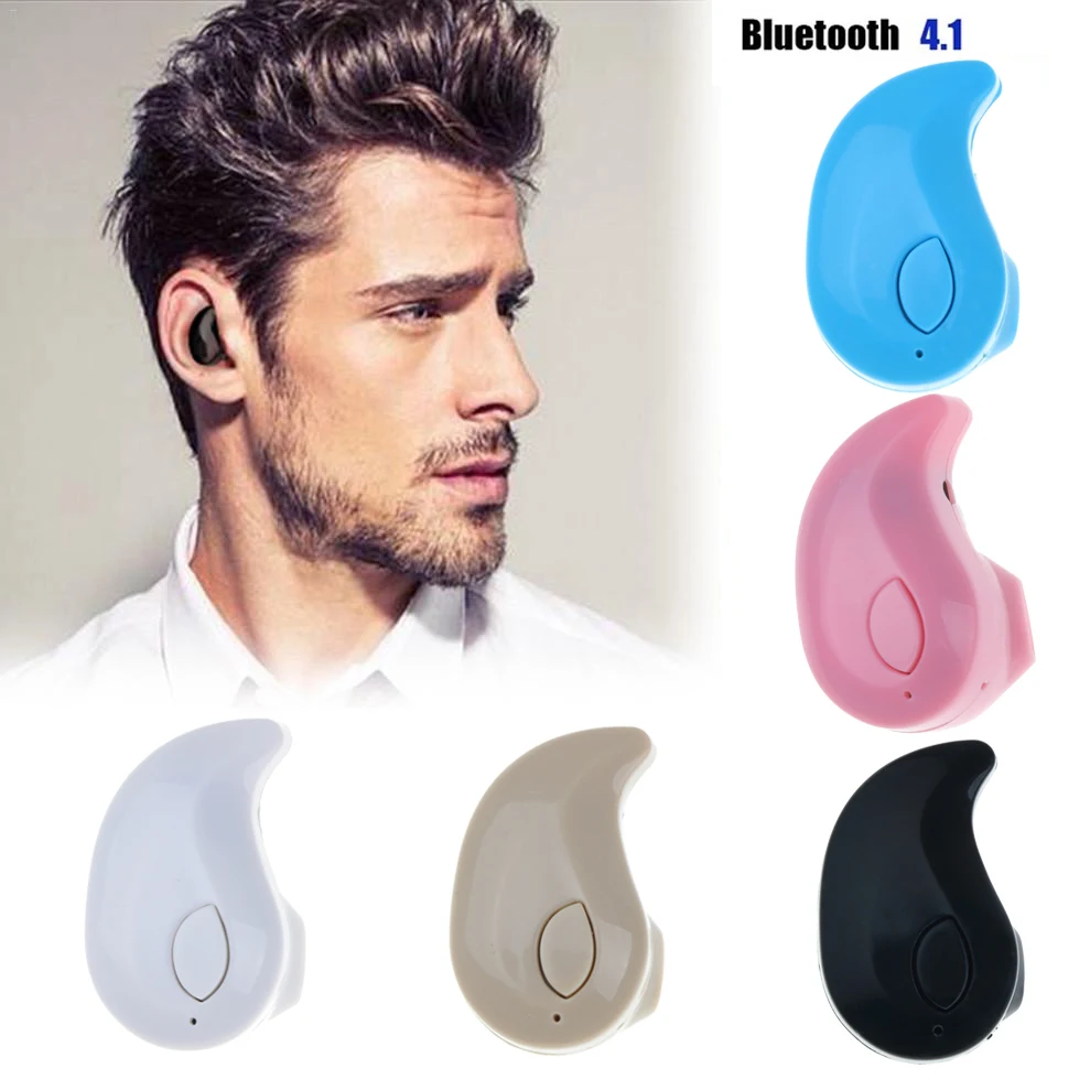 

Mini Wireless car Bluetooth kit Earphone in ear Sports with Mic Earbuds Handsfree Headset Earphones Earpiece for iPhone 7
