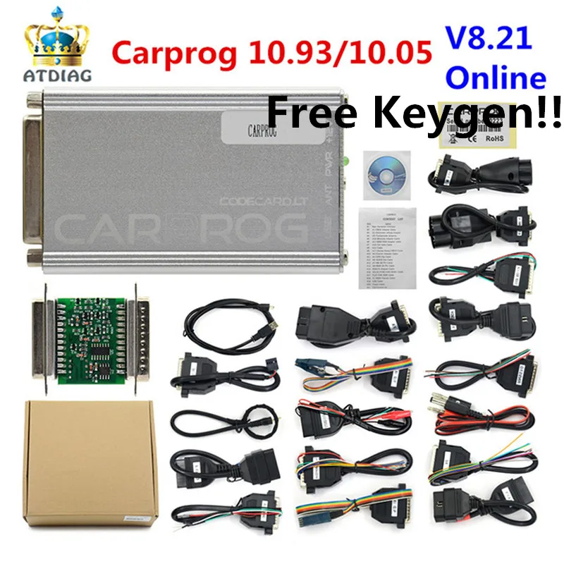 OBD OBD2 Carprog V10.0.5/V8.21 автомобильный Prog ECU Чип Tunning инструмент для ремонта автомобиля