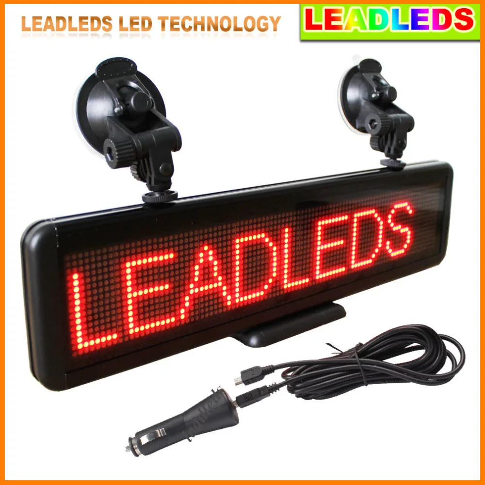 

16*64Dots LED Car sign Moving Message Display Programmable LED display Board for Uber Lyft Advertising,Includes built-in battery