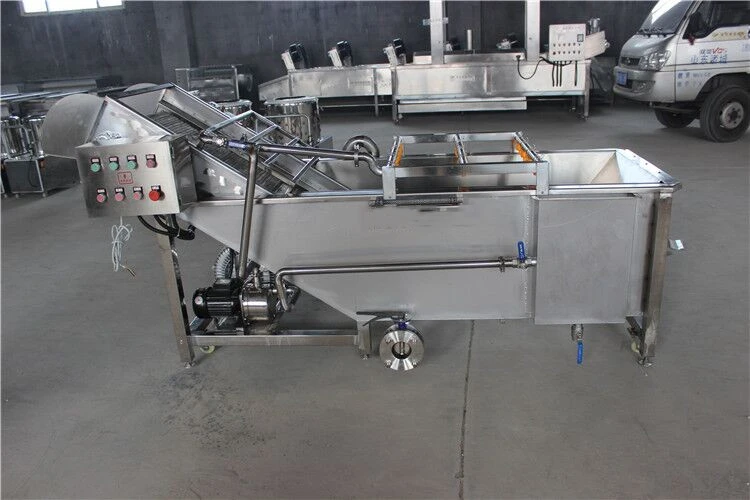 

Automatic vegetable washing machine industrial 1.5m fruit bubble washer
