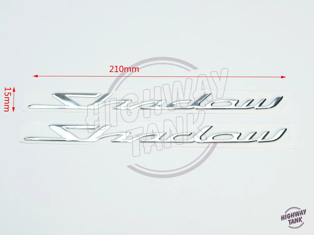 Motorcycle sticker DIY moto exterior case 3D PVC Polyester material for HONDA shadow 750 motorcycle sticker decals