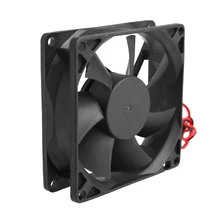 Bgettoth – ventilateur de refroidissement sans balais 12V, 80x80x25mm, 2 broches, pour ordinateur, CPU, dissipateur thermique, haute qualité