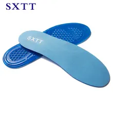 SXTT силиконовые стельки Вставки для обуви амортизация обувной колодки для боли в ногах и подошвенного фасцита спортивные стельки для мужчин и женщин