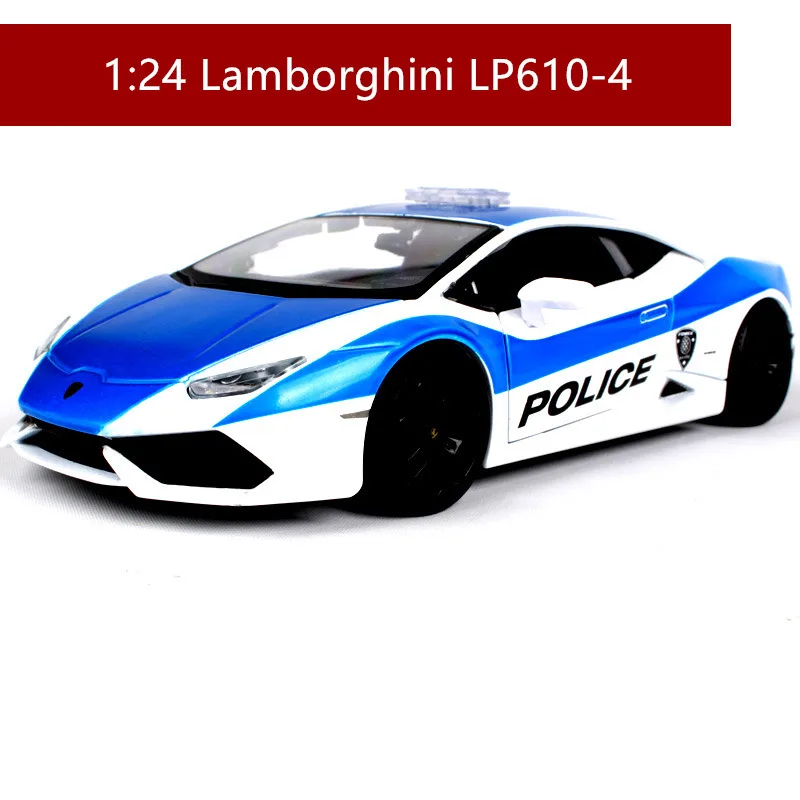 Maisto 1:24 Lamborghini Модель высокая имитация литья металла детская игрушка бойфренд подарок моделирование сплава Модель автомобиля - Цвет: Синий