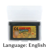 

32 Bit Video Game Cartridge Donkeyy Kong Country 2 Console Card EU Version English Language Support Drop shipping