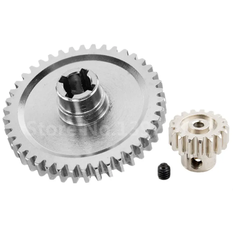

RC Car Wltoys For 1/18 Scale Models A949B A959B A969B A979B Metal Motor Gear 17T & Engine Diff. Main Gear 42T Reduction Gears