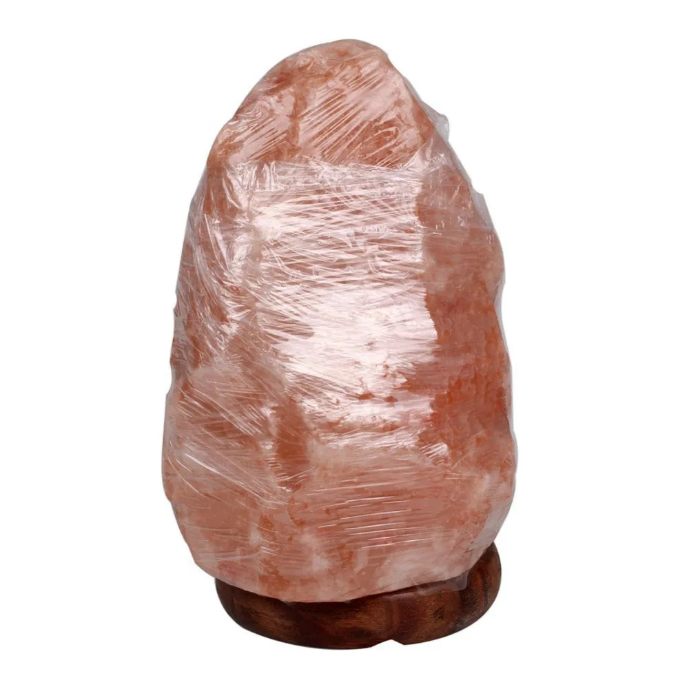 Резной Регулируемый Деревянный База гималайский кристалл рок-соляная лампа с диммер ul-перечисленных 6ft шнур 5-7lbs