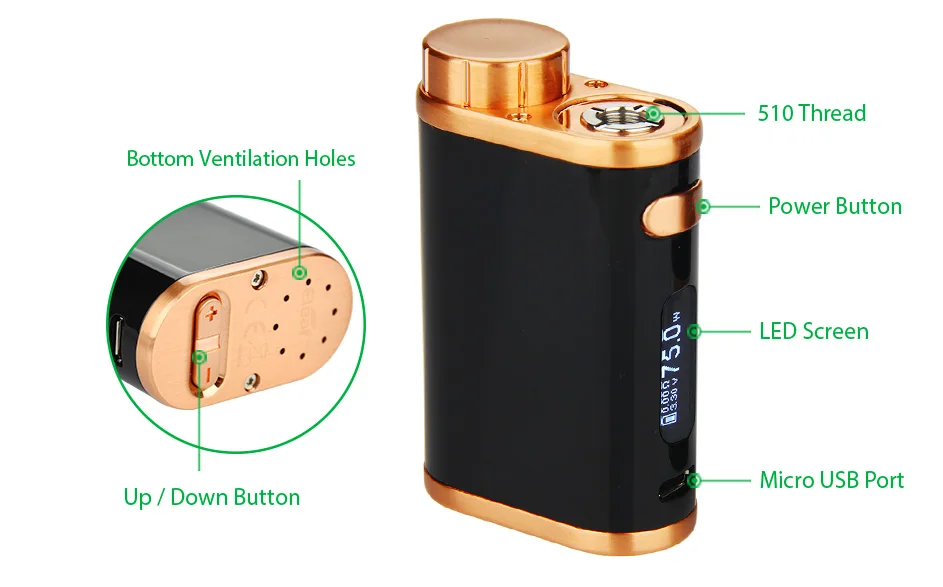 75W Eleaf iStick Pico TC Full Kit6