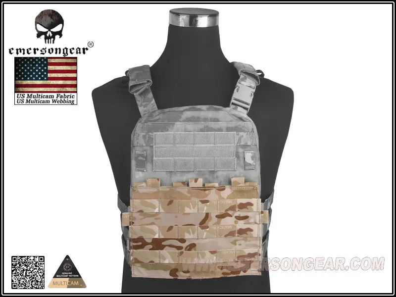 EmersonGear MOLLE Panel For:AVS JPC2.0 VEST Hunting Vests accessories Multicam Arid EM9288MCAD 
