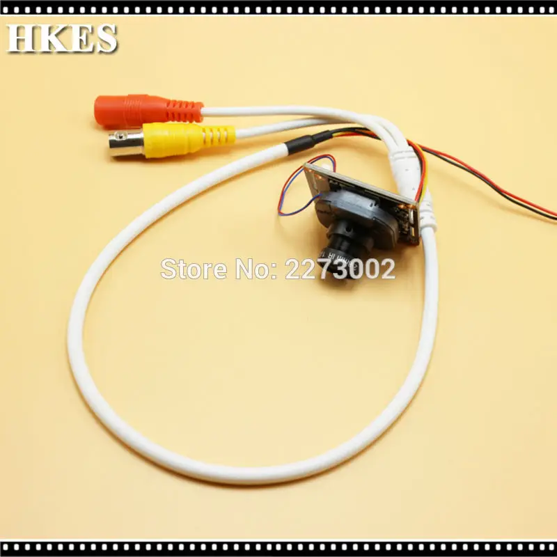 

HKES 56pcs/Lot 2.0 MP Wired AHD 1080P Mini Camera Module with BNC Cable and 3.6mm Lens