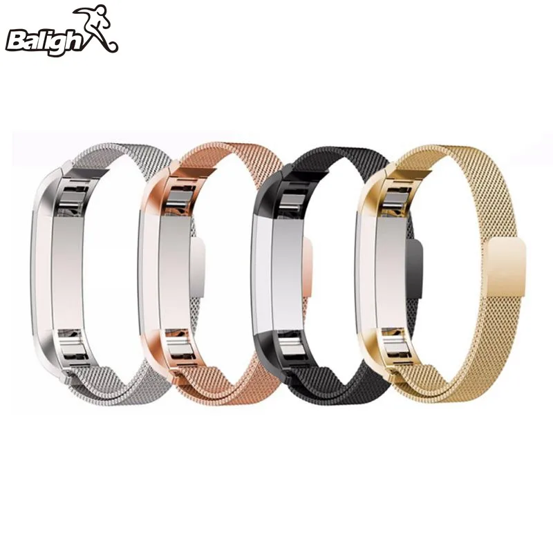 

High Quality Adjustable Stainless Steel Fashion Watch Wristband Strap Men Women Band for Fitbit Alta Bracelet Belt Accessory