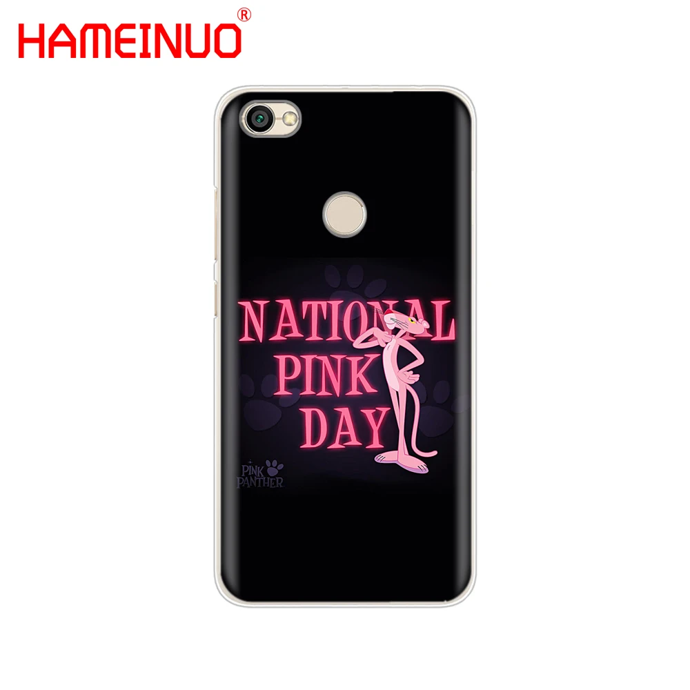 HAMEINUO Pink Panther lovely Cover phone Case for Xiaomi redmi 5 4 1 1s 2 3 3s pro PLUS redmi note 4 4X 4A 5A