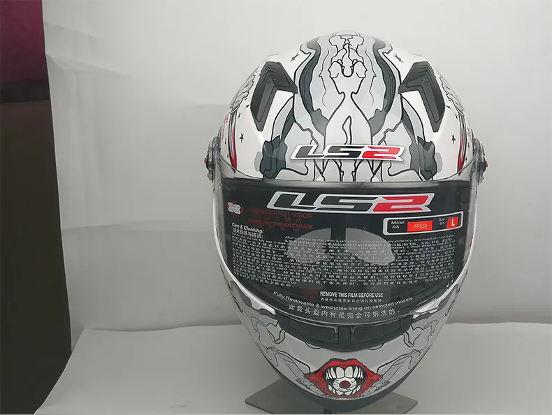 LS2 FF358 полный шлем rcycle moto casco Мужской Женский шлем Съемный и моющийся внутренний коврик capacete ls2