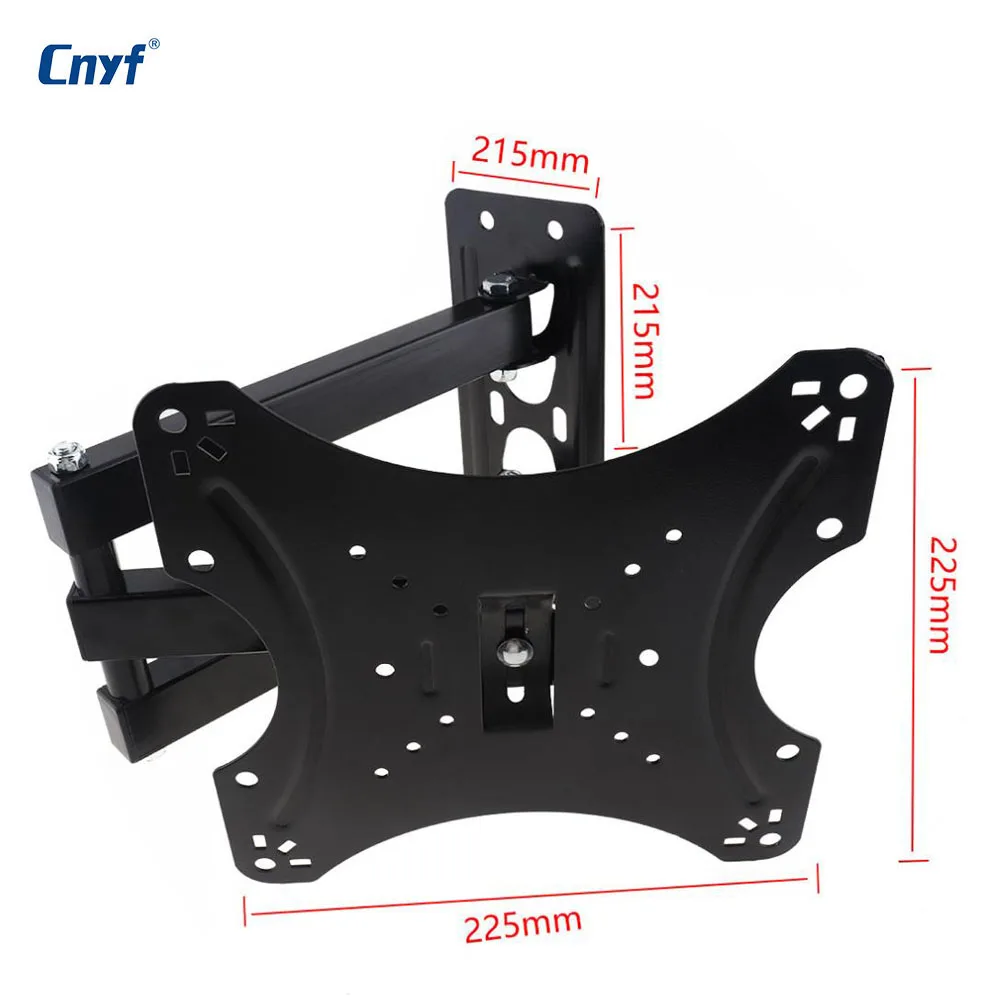 Universal TV Wall Mount Mounts Bracket TV Frame Support 15 Degrees Tilt with Gradienter for 14-42 Inch LED Monitor Flat Pan