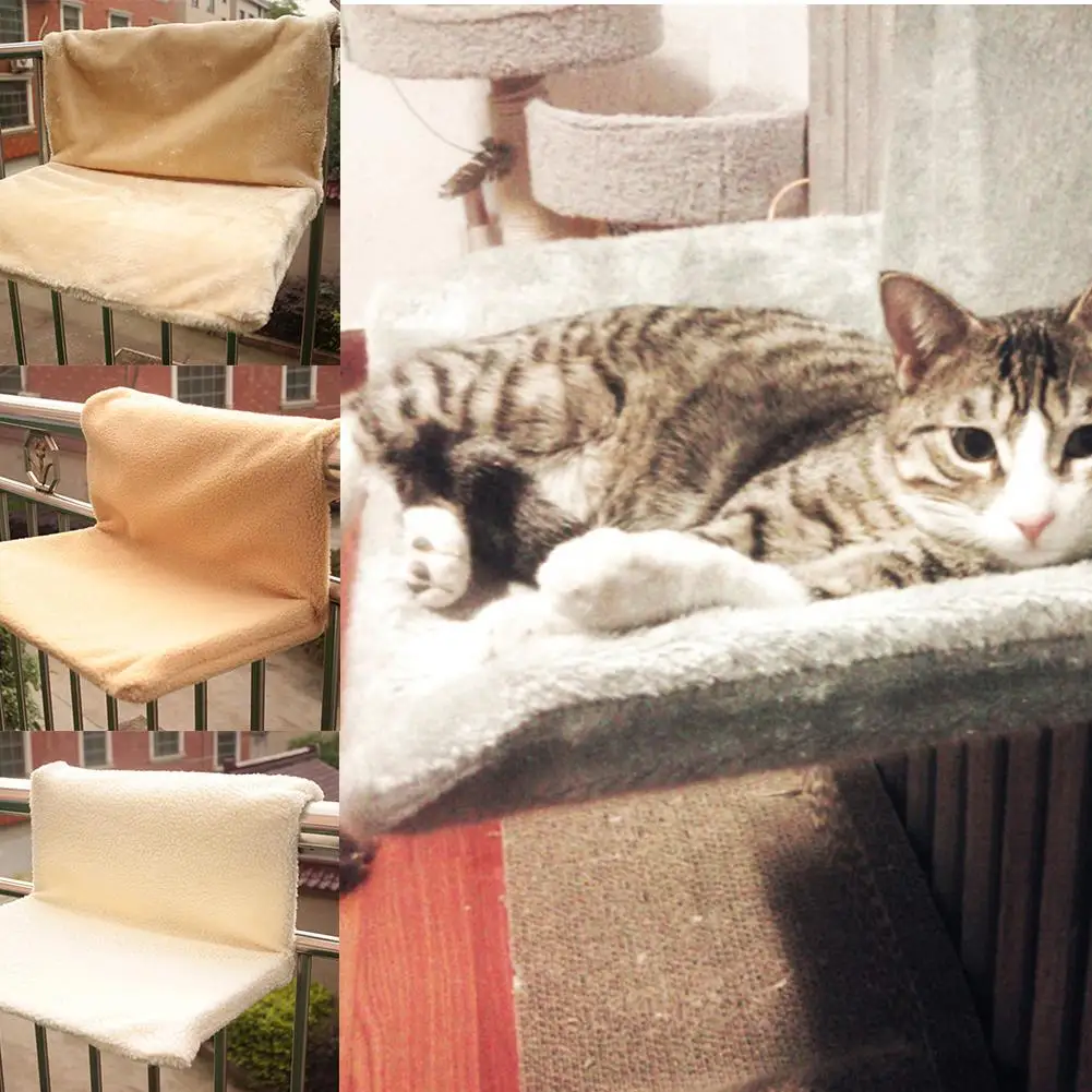 buy High grade Solid Ultra portable Steel Frame Structure Removable Window Sill Cat Radiator Bed Winter Hammock Pet Kitten Cage