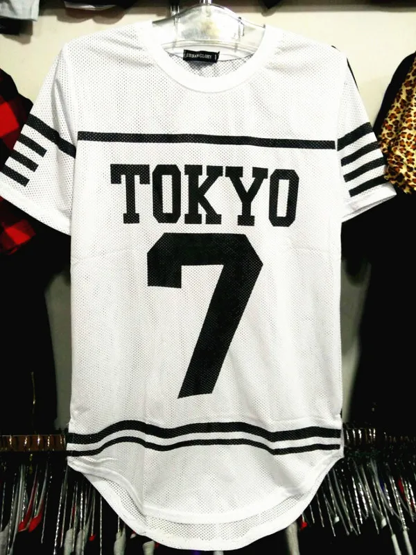 Tokio 7 nueva camiseta larga 100% algodón para hombre