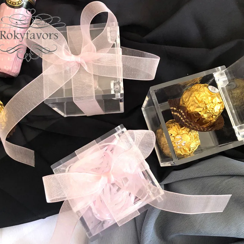 acrylic clear square favor box (10)