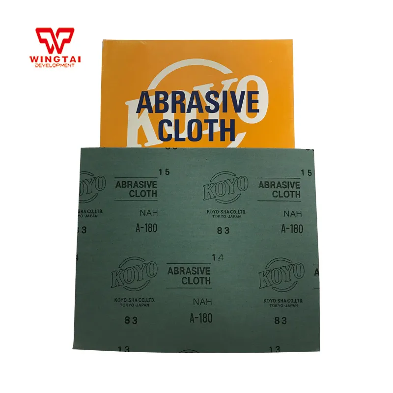 50 pcs / lot GuangYang Japan KOYO Coated Abrasives Cloth Electro Coated