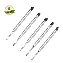 5 шт./компл. тактические Сменные стержни для ручек Самообороны Ручка черная шариковая ручка заправлять черными чернилами подходит для Laix тактическая ручка для самообороны