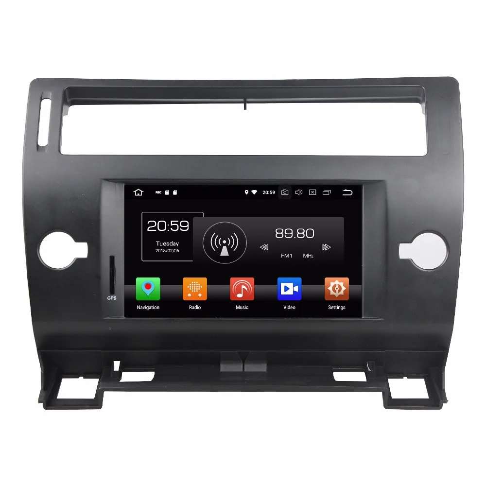 KLYDE 8 ядер 7 &quot1 Din отдельный Android 0 автомобильный мультимедийный плеер для Citroen C4 2005
