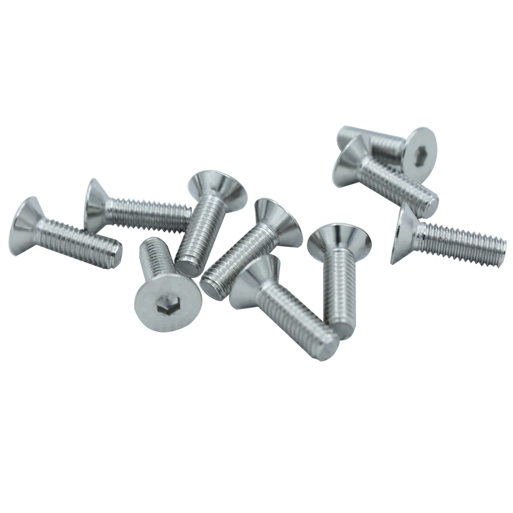 

DIN7991 304 Stainless Steel M5 Hexagonal Countersunk Screws Flat Head Screw Bolt 6-50mm