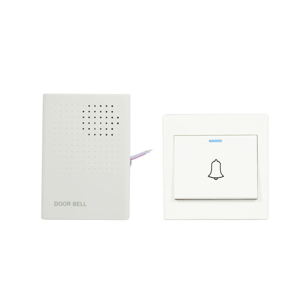

Electric AAA Battery wire door bell wall mounted dingdong doorbell for home visitor calling system