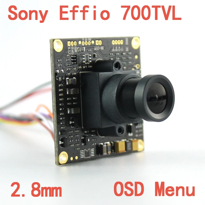 1/" sony Effio-e 4140+ 811 700TVL 2,8 мм объектив широкий вид CCD CCTV камера доска с OSD меню ДСП для камеры безопасности