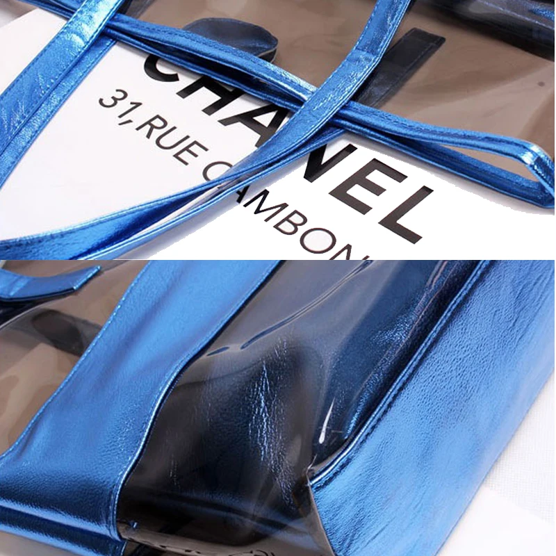 Stroage Caixa Transparente Piscina Praia Maiô de Natação de Praia Tote